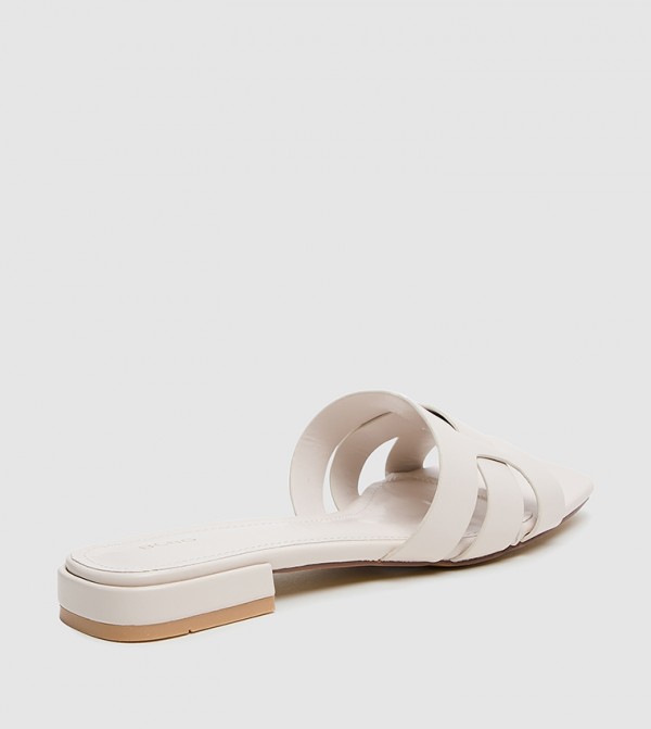 BCBG  - Beige Flat Sandals