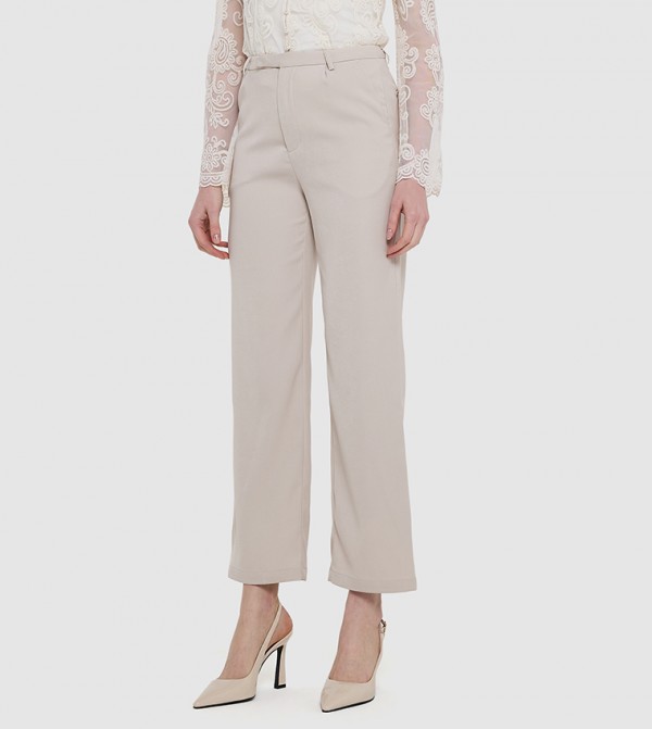 BCBG  Formal Pants - Grey Casual Pants
