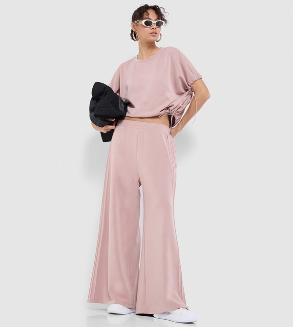 F5  Cropped Tops - Pink Cropped Tops