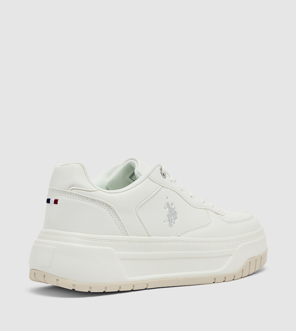 يو إس بولو اسن يو اس بولو اسن. - أبيض أحذية برقبة منخفضة 
