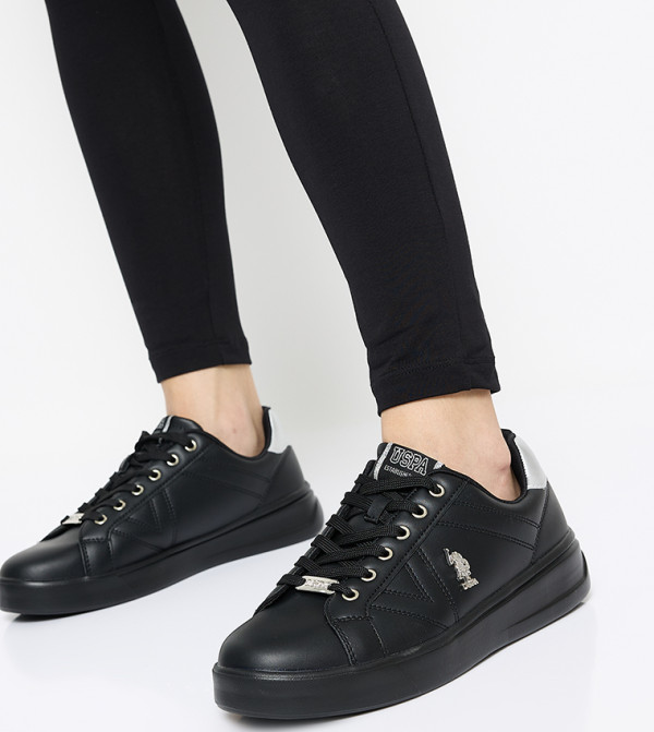U.S. Polo Assn. Sneakers - Black Low Top