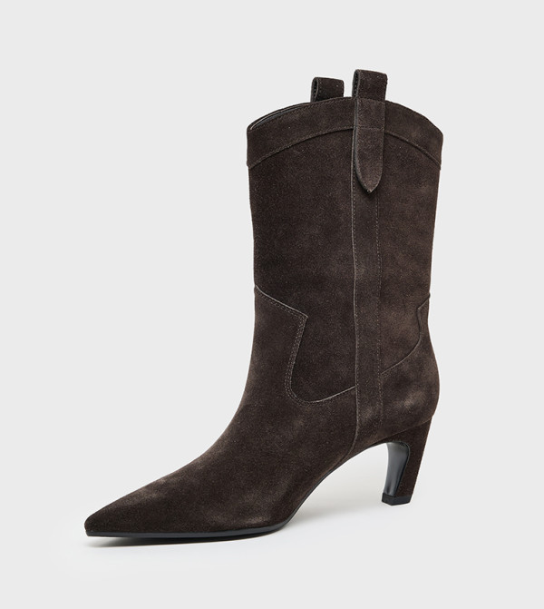 بي سي بي جي  بوت لمنتصف الساق - بني  Mid Calf Boots