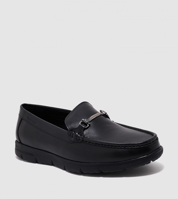 Hush Puppies  - Black Moccasins/Loafer