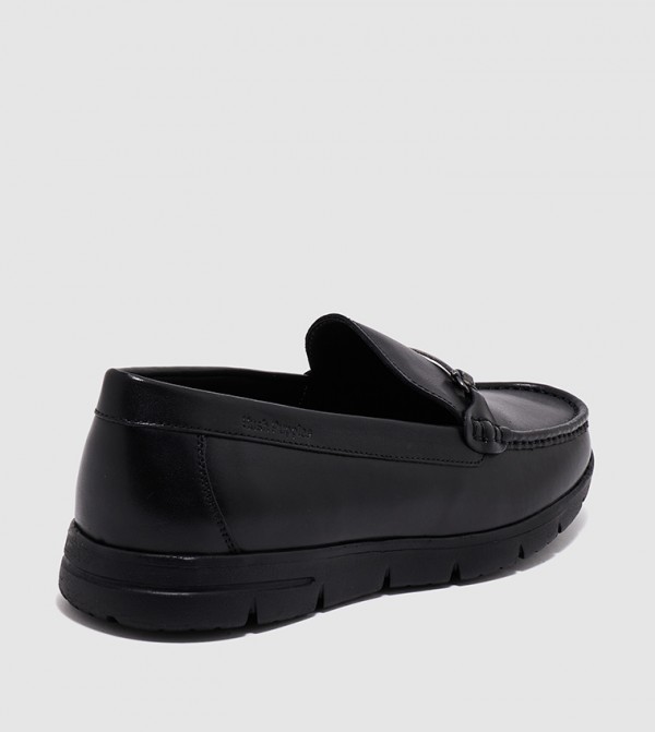 Hush Puppies  - Black Moccasins/Loafer