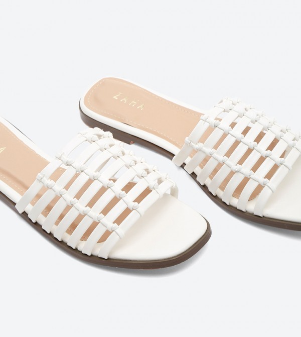 ZAHA @ CCC CCC - White Slippers