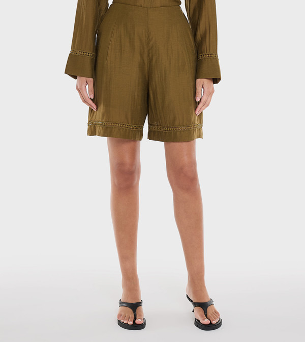 BCBG  - Green Casual Shorts