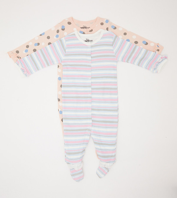 Adams Kids  Onepiece & Bodysuits - Purple Sleep Suits
