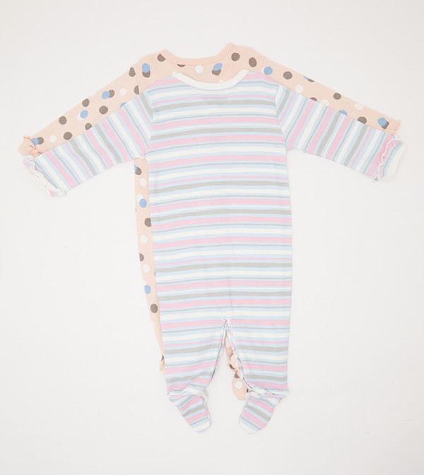 Adams Kids  Onepiece & Bodysuits - Purple Sleep Suits
