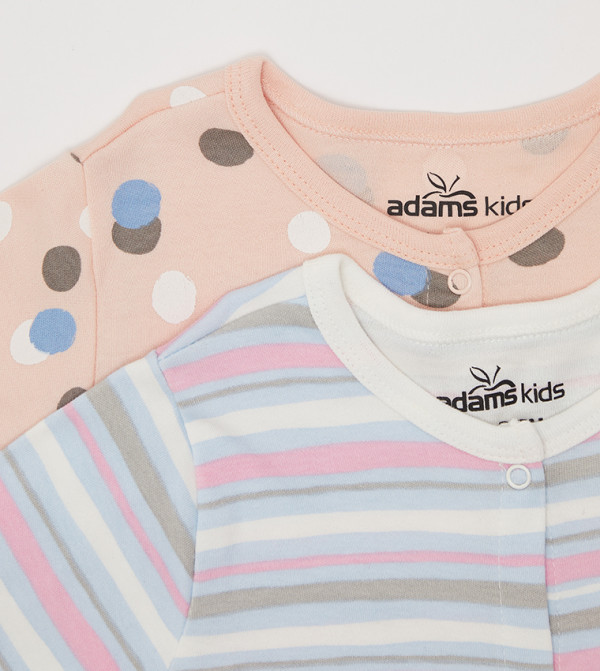 Adams Kids  Onepiece & Bodysuits - Purple Sleep Suits