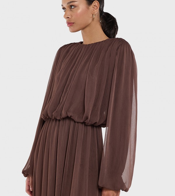 BCBG BCBG - Brown Midi Dresses