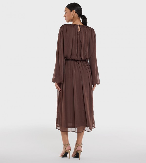 BCBG BCBG - Brown Midi Dresses