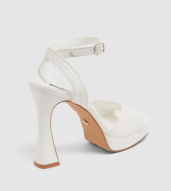 Nine West  Shoes - White Heels