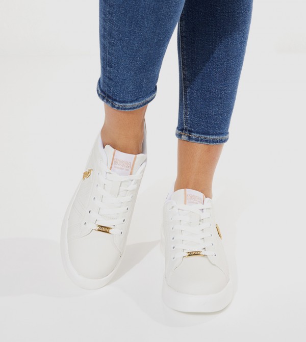 U.S. Polo Assn. U.S. POLO ASSN. - White Low Top