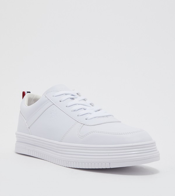 U.S. Polo Assn. U.S. POLO ASSN. - White Low Top