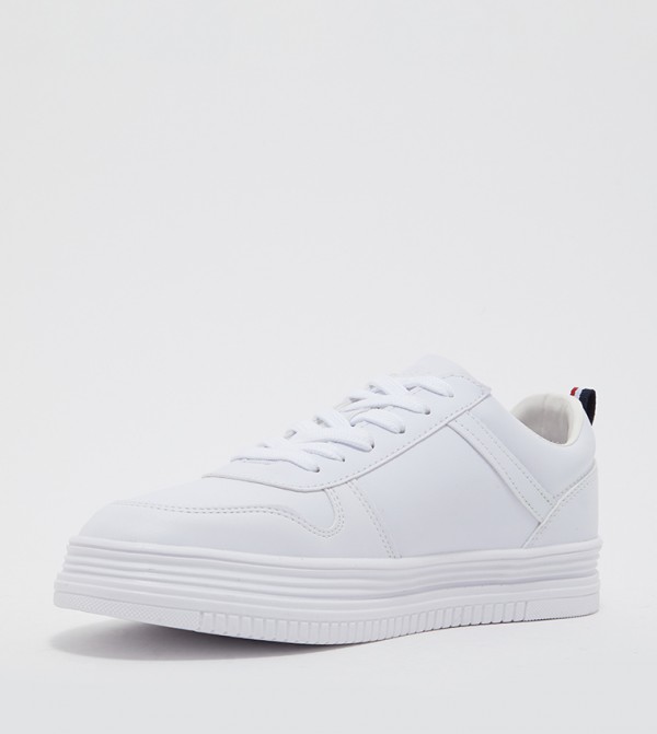 U.S. Polo Assn. U.S. POLO ASSN. - White Low Top