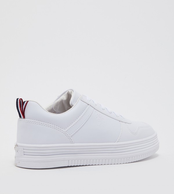 U.S. Polo Assn. U.S. POLO ASSN. - White Low Top