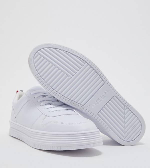 U.S. Polo Assn. U.S. POLO ASSN. - White Low Top