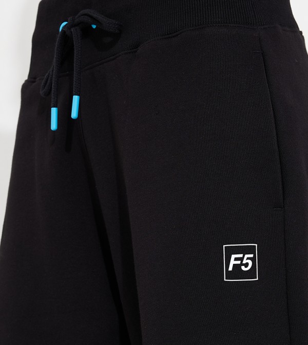 F5  Sportswear - Black Regular Pants