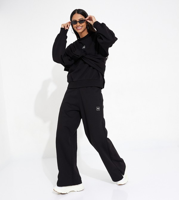 F5  Sportswear - Black Regular Pants
