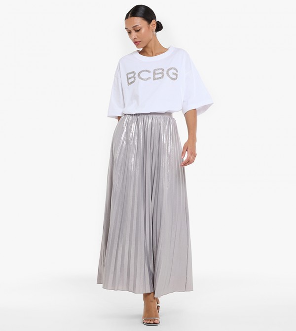 BCBG  T-Shirts - White Short Sleeve T-Shirts