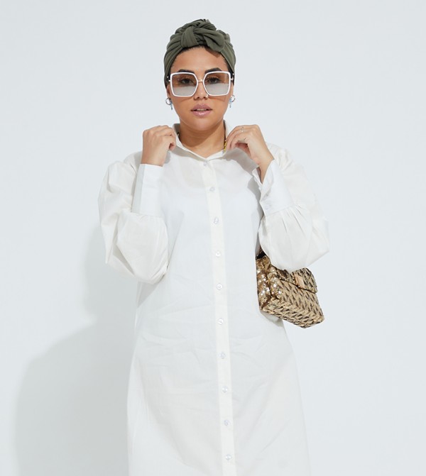 Bohoz By Mai Ibrahim  - White Casual Dresses