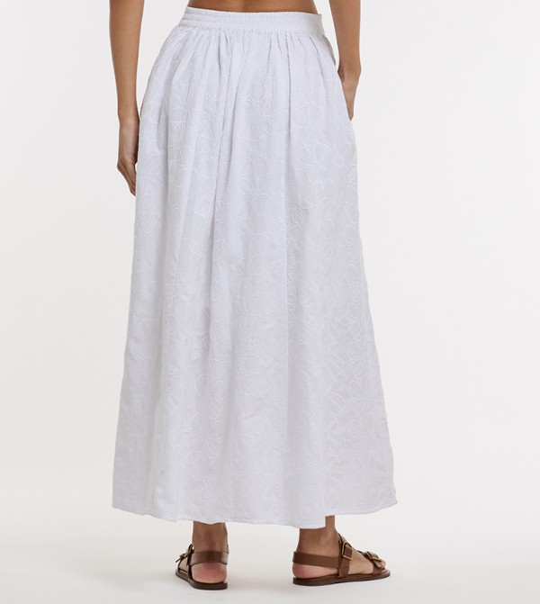 BCBG  Clothing - White Maxi Skirts