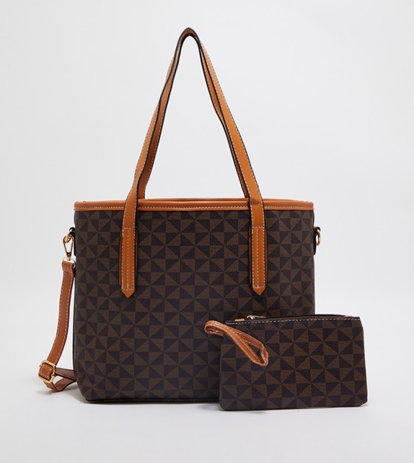 Tyra  16a29aa6-a29d-4b6d-8333-8615a4895b09 - Tan Tote Bag