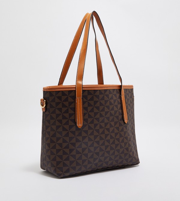 Tyra  16a29aa6-a29d-4b6d-8333-8615a4895b09 - Tan Tote Bag