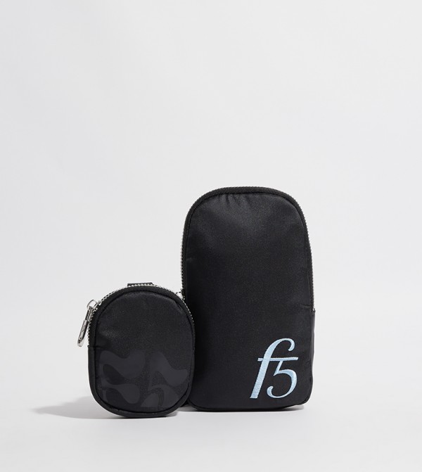 F5  - أسود Cross Body Bags