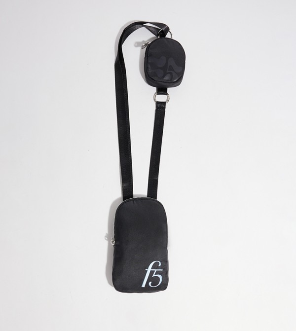 F5  - أسود Cross Body Bags