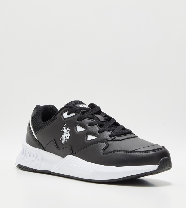 U.S. Polo Assn. U.S. POLO ASSN. - Black Low Top