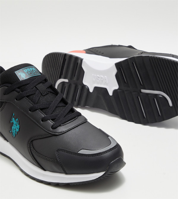 U.S. Polo Assn.  Sneakers - Black Low Top