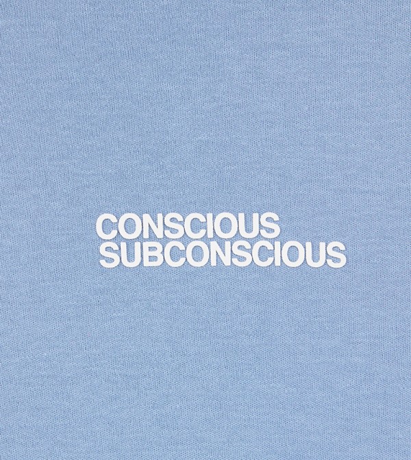 F5 F5 - Blue Round Neck T-Shirts