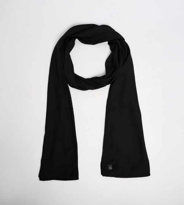 BCBG  Scarves - Black Silk Scarves