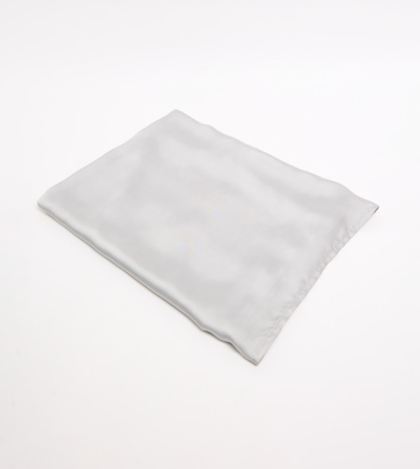 BCBG  Scarves - Silver Silk Scarves