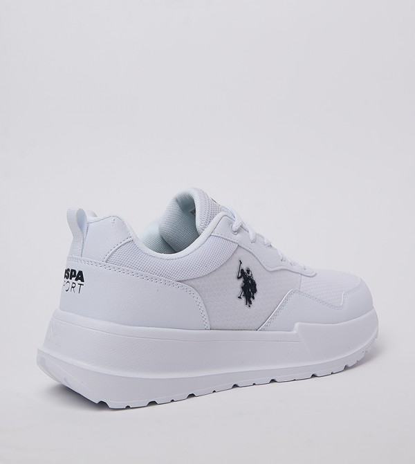U.S. Polo Assn. U.S. POLO ASSN. - White Low Top