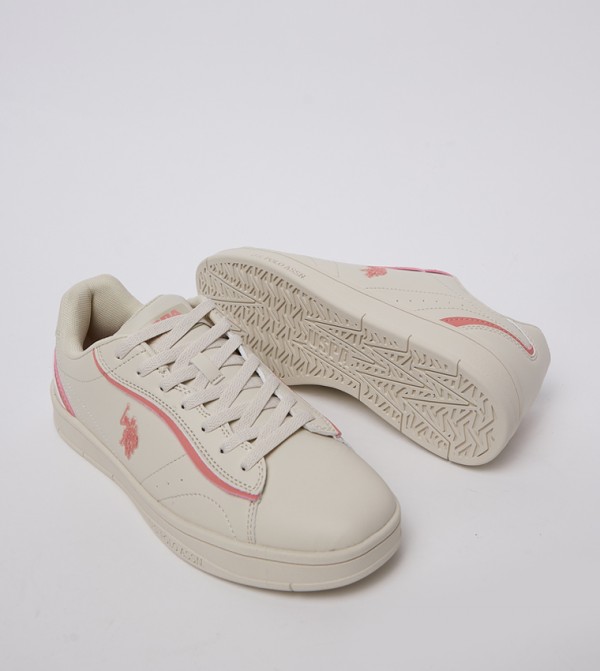 U.S. Polo Assn. U.S. POLO ASSN. - Beige Low Top