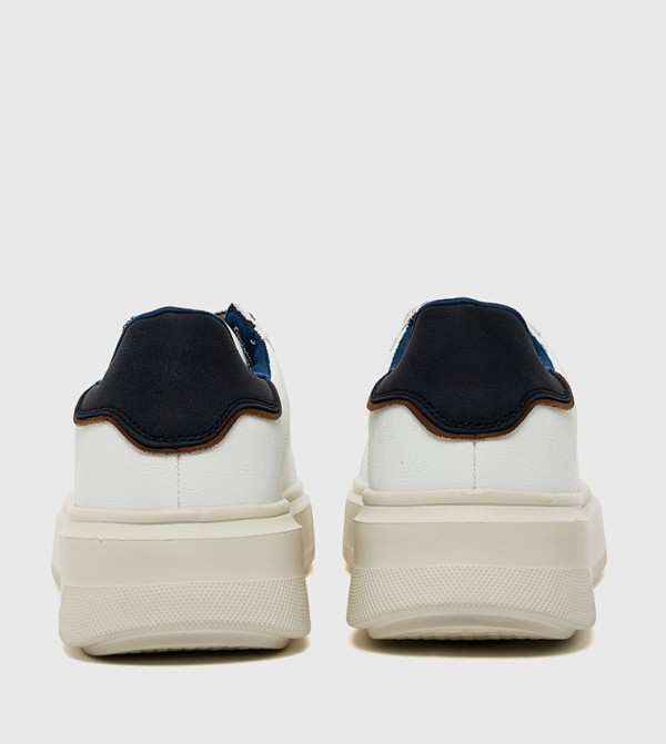 يو إس بولو اسن  أحذية - أبيض أحذية برقبة منخفضة 