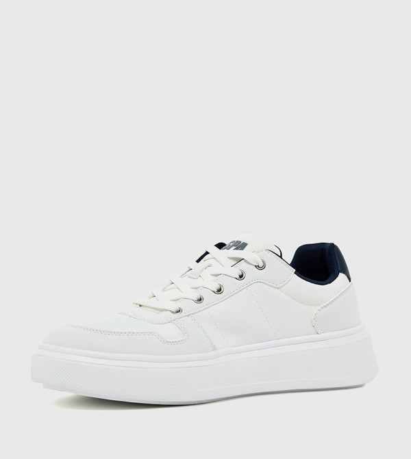 يو إس بولو اسن  أحذية - أبيض أحذية برقبة منخفضة 