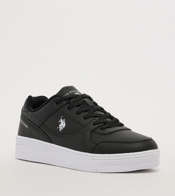 U.S. Polo Assn. U.S. POLO ASSN. - Black Low Top