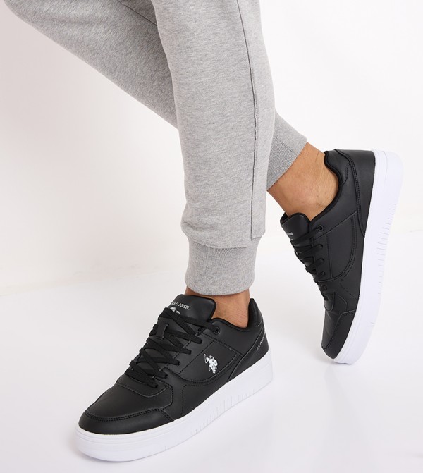 U.S. Polo Assn. U.S. POLO ASSN. - Black Low Top