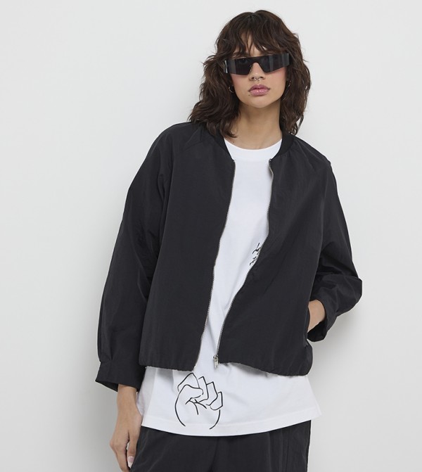 F5 F5 - Black Casual Jackets