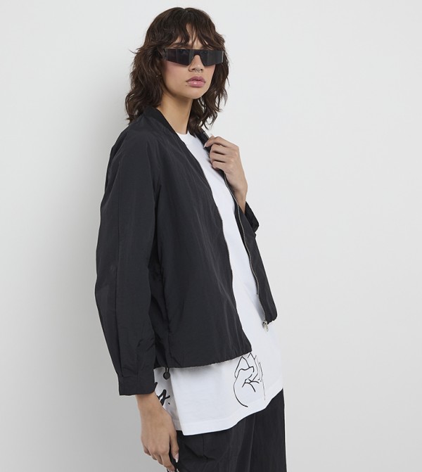 F5 F5 - Black Casual Jackets