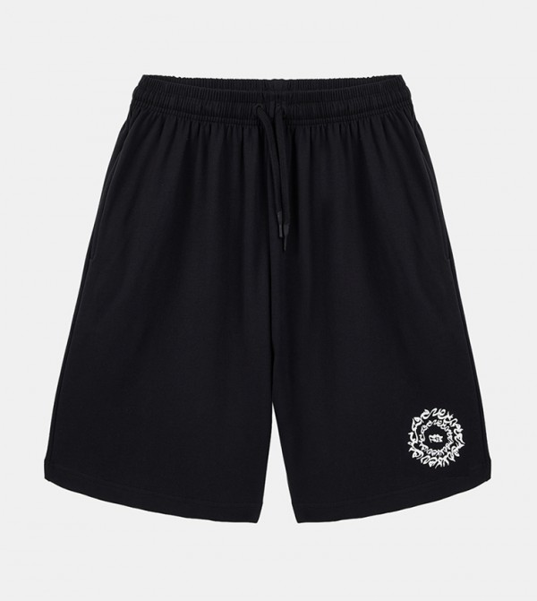 F5 F5 - Black Casual Shorts