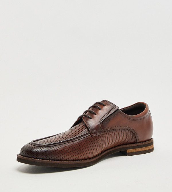 Hush Puppies Formal Shoes - Tan Formal Lace-Up Shoes