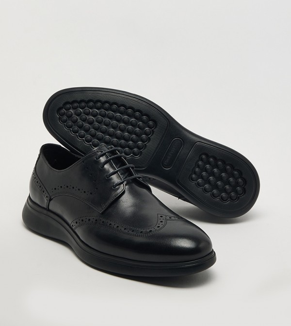 Hush Puppies Hush Puppies - Black Formal Lace-Up Shoes