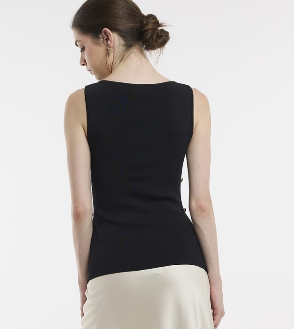 BCBG BCBG - Black Sleeveless Tops