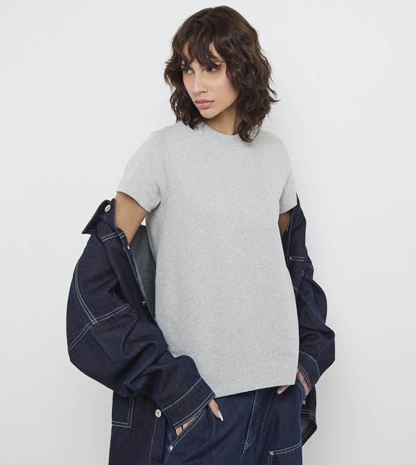 F5 F5 - Grey Short Sleeve T-Shirts