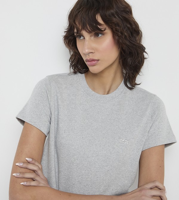 F5 F5 - Grey Short Sleeve T-Shirts