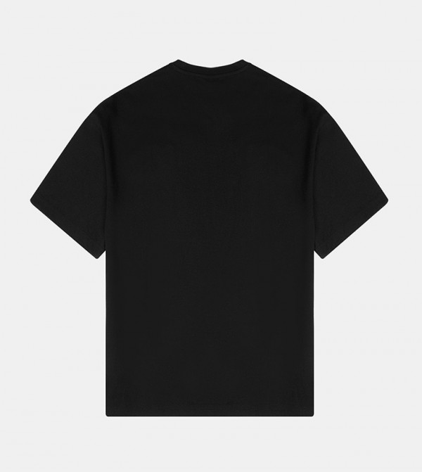 F5 F5 - أسود Round Neck T-Shirts